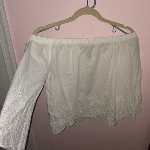 NEW Forever 21 Off the Shoulder Top With Detailing